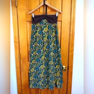 VTG Medium‎ Halter Maxi Jersey Knit Dress